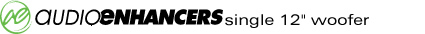 Single 12" Subwoofer Enclosures